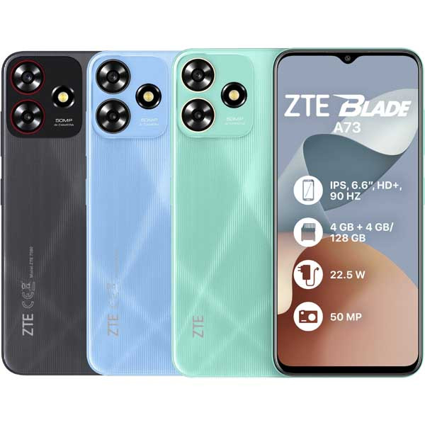 Mobitel best cheap ZTE Blade A73 5G smartphone all colors uk
